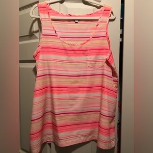 Neon striped Gap tank top